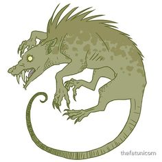 a drawing of a green dragon with yellow eyes and sharp fangs on it's head