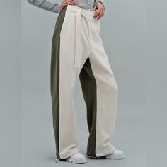 One Size Fits All, Never Worn Source Unknown, White Green, One Size Fits All, Track Pants, Pant Jumpsuit, Sweatpants, Pants For Women, Track, Pants