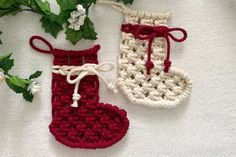 Macrame Christmas Stocking Ornament Tutorial – 2024 Macrame Christmas Challenge