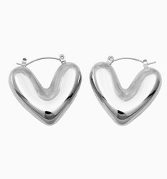 These are lightweight and waterproof! We love these gorgeous heart earrings for the size and chicness. Style these earrings up for a fun night out or make them an essential part of your daily line up.
Size:1.2" Chic Heart-shaped Everyday Earrings, Chic Everyday Heart-shaped Earrings, Chic Everyday Heart Earrings, Trendy Heart-shaped Hoop Earrings For Pierced Ears, Trendy Heart-shaped Hoop Earrings, Trendy Sterling Silver Heart Earrings For Everyday, Trendy Everyday Open Heart Earrings, Trendy Open Heart Pierced Earrings, Trendy Heart Charm Earrings