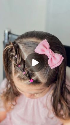 Penteados Boa Vista | RR on Instagram: "Penteado do dia com lacinho @mimosdadeise_1314 🎀 . Inspiração do penteado @aliceferrib  . . . .  . . . . . #penteadosfaceis #penteadoinfantil #mundorosa #maedemenina #boavistarr #boavistaroraima" Penteado Cabelo Curto, Lily, Hairstyles, Hair Styles, On Instagram, Instagram, Boa Vista