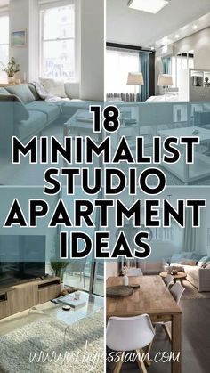 minimalist studio apartment ideas that are easy to do in less than 10 minutes or less