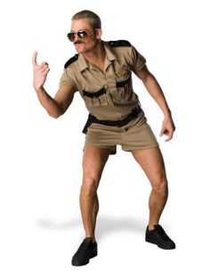 Adult Reno 911! Lieutenant Dangle Costume - costumes.com Lt Dangle, Cops Humor, Police Costume, Hallowen Costume, Funny Costumes, Halloween Fancy Dress, Mens Halloween Costumes, Adult Halloween Costumes, Funny Halloween Costumes