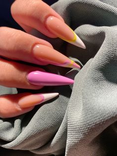 Summery Nails, Leh, Bling Nails, Nail Art