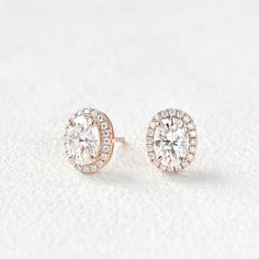 Felicegals Moissanite Classic Halo Earrings - Felicegals 丨Wedding ring 丨Fashion ring 丨Diamond ring 丨Gemstone ring--Felicegals 丨Wedding ring 丨Fashion ring 丨Diamond ring 丨Gemstone ring Engagement Earrings, Earrings Antique, Halo Earrings, Antique Earrings, Antique Art Deco, Earrings Vintage, Lead Time, Earrings Silver, Antique Art