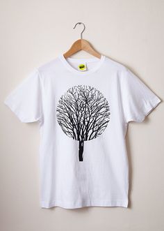 Urban Forest T Shirt / Tree T Shirt, Forest T Shirt, Graphic T Shirt, Screenprint T Shirt, Mens Screenprinted Tee, Cool Tee, Nature T Shirt Tree T Shirt, Trendy Family, Urban Forest, Tree Graphic, Trendy Tree, Winter Trees, White Jersey, Cool Tees, Classic White