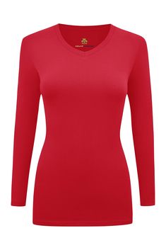 PRICES MAY VARY. Exceptionally soft and stretchy providing all day comfort. Long Sleeve V-Neck T-Shirt. Perfect for everyday wear, casual wear, workout wear, etc... Can be used as a layering piece or to be worn out on its own. Excellent Breathable Fabric and Construction. Natural Uniforms Long Sleeve T-shirt is made of an excellent 57% Cotton//38% Polyester//5% Spandex blend that combines breathability with warmth for superb all day comfort. A basic spandex lightweight T-Shirt at an excellent va Bulbasaur Costume, Layering Outfits Fall, Safety Clothing, Scrub Tops, Work Shirts, Workout Wear, Women Long Sleeve, Breathable Fabric, Long Sleeve T Shirt