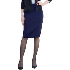 95% Polyester, 5% Spandex Imported Pull On Closure Feminine And Elegantwith Its Hips-Wrapped Silhouette, The Pencil Skirt Is The Definition Of Lady Like Luxury. You'll Love The Iconic Look And Feel Of This Premium Stretch Skirt. Comfortable Fabricsthey Are Made From High Quality Materials That Are Both Breathable And Durable, Ensuring That You Can Wear Them Many Times Without Getting Bored Or Torn. Comfortable Stretchthis Skirt Will Hug Your Curves In All The Right Places While Still Allowing You To Move Freely, Easy To Pull On. You'll Be Able To Sit Down Without Worrying About It Riding Up Or Squeezing Too Tight. Occasionthese Black Womens Fitted Blue Mini Skirt For Office, Fitted Blue Mini Skirt For Work, Fitted Elastane Pencil Skirt For Workwear, Elastane Pencil Mini Skirt For Office, Elastane Mini Pencil Skirt For Work, Mini Elastane Pencil Skirt For Workwear, Workwear Elastane Mini Skirt, Mini Elastane Pencil Skirt For Work, Blue Pencil Skirt For Office