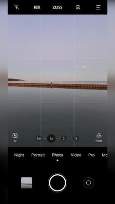 an iphone screen showing the camera's settings and other things to do with it