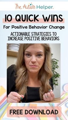 Here's a FREE download that provides you with actionable strategies to increase positive, communicative behaviors in an effective way! Click the link to download this from The Autism Helper now. Differentiated Instruction Strategies, Sensory Classroom, Teacher Info, Self Contained Classroom, Classroom Expectations, Positive Parenting Solutions, Classroom Strategies, Behavior Interventions, Classroom Behavior Management