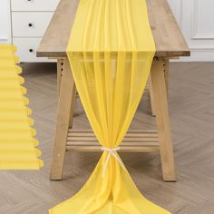 PRICES MAY VARY. Size:12 pack sheer chiffon table runner (29x120 inches),suitable for 6-10 seats either round or rectangle table,10Ft is a perfect length for your event's table decorations. Material:Made of high quality chiffon,soft and smooth,flowy and beautiful, fine workmanship, no seams,the elegant table runner creates a romantic feeling for your wedding table, sweetheart table and cake table. Style:This colorful chiffon table runner has a flowy and elegant look，tie this romantic white sheer Elegant Table Runner, Chiffon Table Runner, Table Runner For Wedding, Shower Outdoor, Party Cake Table, Romantic Candle Light Dinner, Rustic Boho Wedding, Romantic Table, Yellow Table