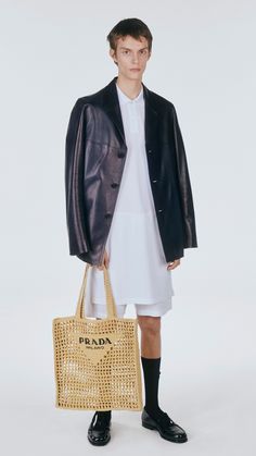 Abbreviation is synonymous with elegance, elongation expressive of nonchalance. #Prada Prada Summer, Summer Collection 2023, Prada Menswear, Menswear Collection, Summer Collection, Clothes Accessories, Prada, Online Store, Buy Online