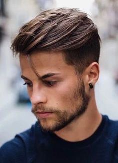 Bart Styles, Undercut With Beard, Stylish Beards, Pompadour Men, Pompadour Haircut, Pompadour Hairstyle, Mens Hairstyles Medium, Men Haircut Styles