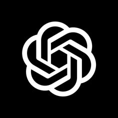 the letter s is made up of two intertwined lines in white on a black background