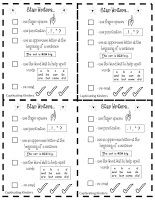 four different types of check cards with numbers and symbols on them, all in black and white