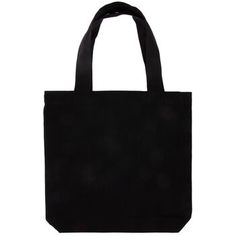 Customize your accessories by incorporating foundations like this Black Canvas Tote Bag into the mix. This heavy canvas bag boasts a solid black color, two handles, and a pocket that has been stitched to the interior hemline. Personalize it with embroidery thread, enamel pins, and more before loading it with the essentials that will help you stay stylish and prepared no matter where you go! Details: 	 Length: 17 1/4" 	 Width: 16 1/8" 	 Handle Drop Length: 10" Large Capacity Black Canvas Bag, Black Canvas Tote Shoulder Bag, Large Capacity Black Cotton Bag, Black Canvas Bags With Canvas Lining, Black Canvas Bag With Canvas Lining, Black Rectangular Canvas Bag With Canvas Lining, Black Cotton Bags With Pockets, Black Cotton Bag With Pockets, Black Cotton Shoulder Bag For Daily Use