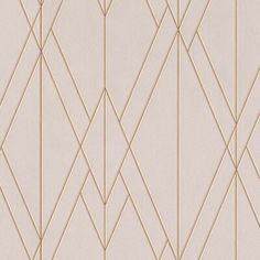 a beige wallpaper with gold lines and squares on the top, along with a white background