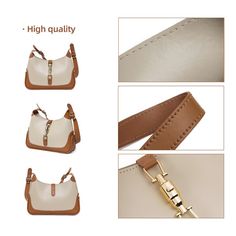 【Cute Size&Versatility】-This material bag is made of Eco Friendly Leather, 9.8”(W)x 6.3(H)x 2.0"(D), Multiple colors to choose from.You can use bags to hold lipstick, keys, mobile phones and other small objects. And you can use it to match various styles of clothes without any sense of contradiction. Shoulder Bag Sewing, Handmade Bag