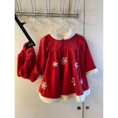 Holiday Christmas Santa Snowflake Velvet Dress Bloomers 12m Red White. This Has Tags. Dress With Bloomers. 12m. Make An Offer. Holiday Time, Holidays With Kids, Christmas Santa, Velvet Dress, Kids' Dresses, Holiday Christmas, White Color, New Dress, Christmas Holidays