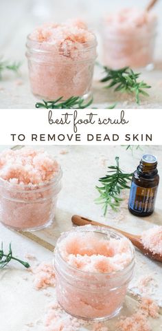 Foot Scrub Recipe, Homemade Foot Scrub, Body Scrub Homemade Recipes, Diy Body Scrub Recipes, Savon Diy, Sugar Scrub Homemade, Homemade Scrub