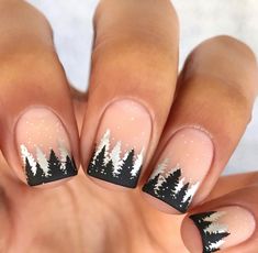 Fingernails Painted, Rain Tree, Simple Fall Nails, Art Deco Nails, Stylish Nails Designs