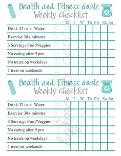 Workout Tracker Printable Goal Checklist, Goals Checklist, Goals Printable, Health And Fitness Goals, Goals Template, Fitness Planner Printable, Workout Planner, Fitness Goal, Health Planner