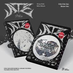 the cd cover is designed to look like it has graffiti on it