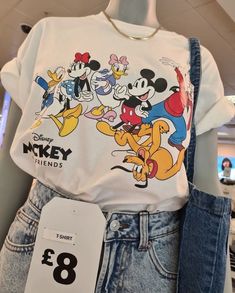 Kids Shirts Design, Disney Themed Outfits, Cute Disney Outfits, Disney Tee, Oversized Tee Shirt, Disneyland Outfits, Barbie Dress Fashion, Long Kurti Designs, Disney Hoodies