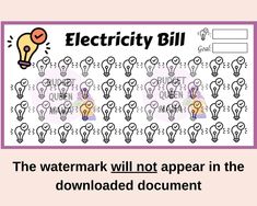 the watermark will not appear in the printable file, and is downloaded document