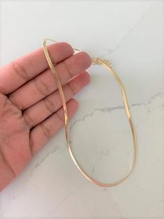 14K Gold Filled Herringbone Necklace 3MM Omega Snake image 3 Necklace Snake Chain, Anodized Aluminum Jewelry, Omega Necklace, Diamond Circle Necklace, Necklace Snake, Gold Circle Necklace, Dot Necklace, Mens Gold Jewelry, Herringbone Necklace