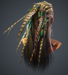 ArtStation - Apocaboy - Real Time, Kaitlyn Renee Avatar Navi Hair Accessories, Avatar Hairstyles Pandora, Navi Hairstyles, Avatar Navi Clothing, Avatar Hairstyles, Avatar Outfit Ideas, Avatar Hair, Avatar Shifting, Avatar Clothes