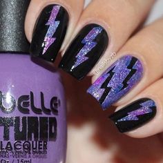 Thunder Nails, Xl Nails, Hard Gel Nails, Punk Nails