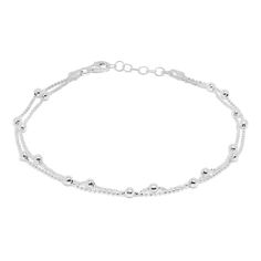 Pretty and very subtle double chain silver design to be worn around your ankle Our jewellery has been made to the highest quality and here are a few points that will ensure you achieve the cleanest, sparkiest look at all times....Keep your jewellery away from harsh chemicals like household cleaning fluids as they create abrasions and reduce the lustre of the metal. Cleaning your jewellery is best done with warm water, detergent free soap and a soft (old) toothbrush. Always dry your jewellery aft Beaded Ankle, Beaded Anklet, Ankle Chain, Silver Design, Beaded Anklets, Chain Silver, Double Chain, Badger, Cleaning Household