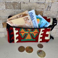 Designed to carry coins, the boho coin purse is a mix of different colors and rug motifs. Boho wallet allows you to experience a historical feeling by combining Turkey's kilim models with its past. It won't bother you with its flexible fabric. We produce beautiful wallets for you and your loved ones. A unique gift for your loved ones on their special day. You can give it as a birthday gift, Christmas gift, Our specially produced wallets are handmade. (DOES NOT CONTAIN CANCEROGENS) Dimensions: Le Handmade Multicolor Coin Purse For Travel, Bohemian Pouch Coin Purse, Bohemian Coin Purse For Everyday Use, Bohemian Style Pouch Coin Purse For Everyday, Bohemian Woven Pouch For Gift, Handmade Red Coin Purse For Travel, Bohemian Handmade Coin Purse For Travel, Handmade Bohemian Coin Purse For Travel, Bohemian Handmade Travel Coin Purse