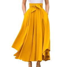 Check out this 70s pleated maxi skirt !




 This 70s pleated maxi skirt is a must-have for your wardrobe! It features a timeless design that will pair beautifully with your favorite tops and blouses. Its lightweight and supple fabric will keep you comfortable all day long. The elegant cut of this skirt will allow you to create a unique and elegant outfit for every occasion. Available in a variety of colors, this 70s skirt is the perfect choice to complete your vintage look!



 Subjects: Polyester



 Available colors: Orange / Red / Yellow




 Free Shipping 




 ✂ SIZE GUIDE







 Size


 Size (in cm)


 Length (in cm)







 S

 64

 92






 M

 69

 93






 L

 74

 94






 XL

 79

 95






 XXL

 84

 96 Maxi Skirt Design, Yellow Maxi Skirt, Bohemian Maxi Skirt, 70s Skirt, Look Boho Chic, Yellow Maxi, High Waisted Maxi Skirt, Bohemian Maxi, Pleated Maxi Skirt