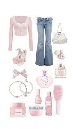 Fashion 90s, Diy Vetement, 2000s Fashion Outfits, Mode Inspo, Cute Everyday Outfits, Pink Outfits, Cute Simple Outfits, Really Cute Outfits, Pink Outfit