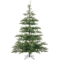 a small christmas tree on a white background