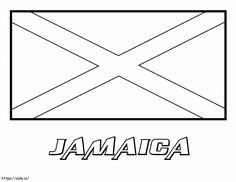 Jamaica Flag coloring page Jamaica Poster, Jamaica Nails, Jamaica Colors, Jamaica Carnival, Jamaica Flag, Flag Coloring Pages, Poster Drawing, Nails For Kids, Colourful Outfits