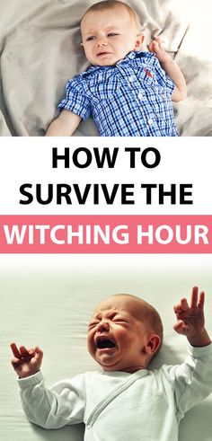 Use these mom tips to help you to survive the witching hour. It is a really challenging time when you have a baby that is unsettled and fussy. These tips will help get you through the witching hour until your baby grows out of it. The Witching Hour, Baby Help, Baby Nap, Breastfed Baby, Baby Care Tips, Baby Crying, Parenting Books, Newborn Care