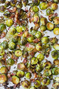 the brussel sprouts are ready to be eaten