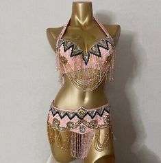 ad eBay - Seuqins Beaded Samba RAVE EDC Outfit Carnival Belly Dance Costume Bra Belt Pink - Buy Now, click the link (eBay) Costume Bra, Edc Outfits, Belly Dance Costume, Dance Costume, Brands Outlet, Belly Dance, Dance Costumes, Samba, Dance Wear