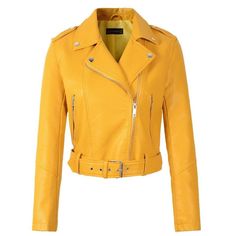 Yellow Leather Jacket, Green Outerwear, Punk Leather Jacket, Asymmetrical Leather Jacket, Edgy Jacket, Black Outerwear, Leather Coat Womens, Trendy Coat, Trendy Activewear