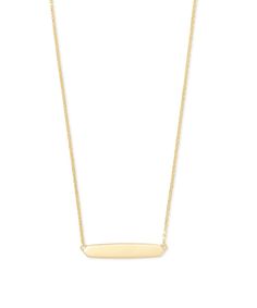 Say hello to your new favorite layerable, the Mattie Pendant Necklace in 14k Gold Vermeil. Featuring a custom bar silhouette, this modern and minimalist necklace can be worn with anything. Plating Techniques, Engraved Bar Necklace, Bar Jewelry, School Jewelry, Bar Pendant Necklace, Custom Bar, Zodiac Jewelry, Initial Jewelry, Demi Fine Jewelry