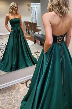 Evening Wear Dresses, Formal Wedding Guests, Prom Dresses With Pockets, Evening Party Gowns, Girls Formal Dresses, Plus Size Formal Dresses, Taffeta Dress, Formal Dresses Short, A Line Prom Dresses