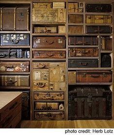 there are many old chests in this room