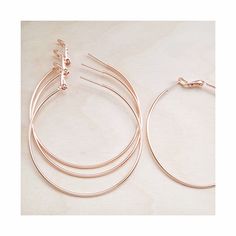 These plain hoop earrings are great for any earring designs. You can use these as a base for wire-wrapping beads or hang gemstones, beads, cubic stones, glass stones and more to create one of a kind earrings. Item details: Finish: Matte rose gold plated Base-metal: Brass Size: Approx. 50mm x 50mm Thickness: 1mm Quantity: 2 pairs / 4 pieces Check out other plating & size options https://www.etsy.com/shop/GoldSwan/search?search_query=977 If you like this style, you might also like: https://www.etsy.com/shop/GoldSwan?section_id=6423491 Enter our shop for more fabulous findings https://www.etsy.com/shop/GoldSwan Join us on Facebook for exclusive sales and more! https://www.facebook.com/goldswanfindings All packages are packed & shipped with care and love from our warehouse located in Californi Wire Wrapping Beads, Plain Ring, Plain Rings, Simple Hoop Earrings, Earrings Rose Gold, Earring Designs, Ring Simple, Rings Simple, Gold Hoops