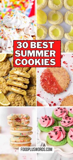 the best summer cookies for kids to make