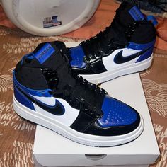 Nike Jordan 1, Women Size 8 Worn Once Small Scuff. Shoes Nike Jordan, Nike Airmax 97, Nike Air Max Dia, Black Huarache, Nike Jordan 1, Nike Air Pegasus, Nike Airforce 1, Nike Sneakers Women, Matching Clothes