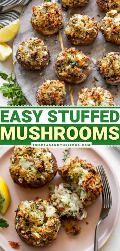 game day appetizers Stuffed Mushrooms For A Crowd, Mushroom Bites Appetizers, Stuffed Portables Mushrooms, Stuffed Portable Mushrooms, Stuffed Mushrooms Olive Garden Recipe, Stove Top Stuffing Stuffed Mushrooms, Mini Stuffed Mushrooms Appetizer Recipes, Stuffed Mushrooms With Stuffing, Easy Mushroom Appetizer