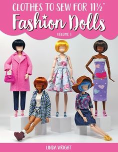 the cover of clothes to sew for 11 / 12 fashion dolls, volume 1